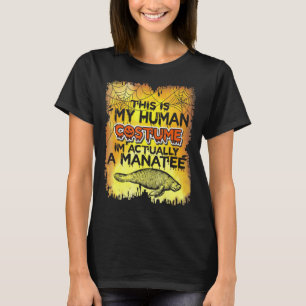 Camisa Manatee Esta Es Mi Disfraz Humana Graciosa 