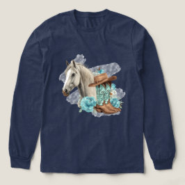 Camisa Manga Larga Caballo Occidental