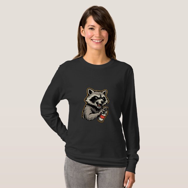 Camisa Manga Larga de Mapache (Anverso completo)
