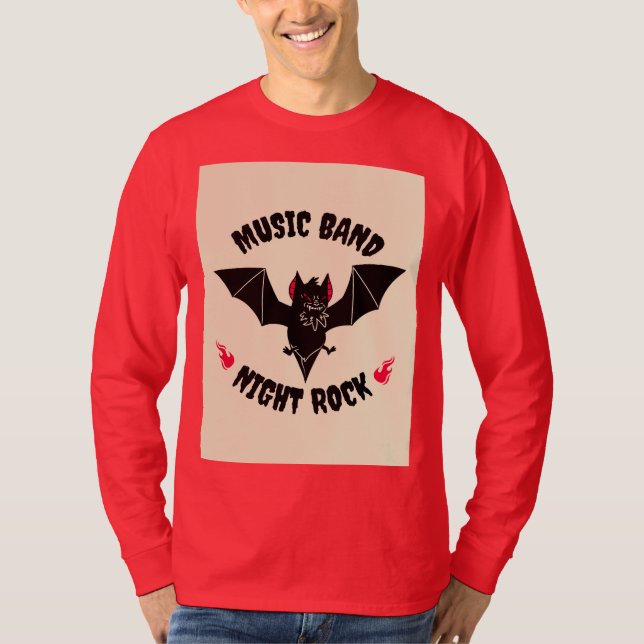 Camisa manga larga rojo intenso | Estilo clásico i (Anverso)