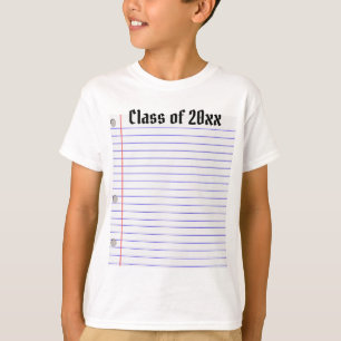 Camisa manuscrita (modifique su año para