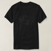 Camisa Mapa del Parque de Bicicletas Duthie Hill