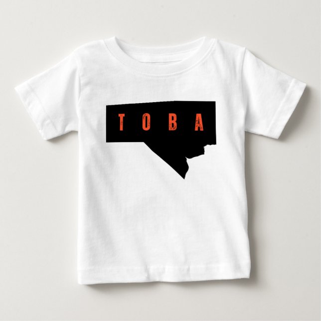 Camisa Mapa Tipografía Negrita de Manitoba (Anverso)
