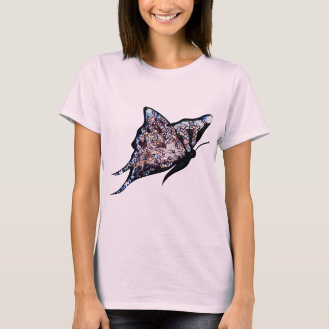 Camisa mariposa Mosaica para la Dama (Anverso)