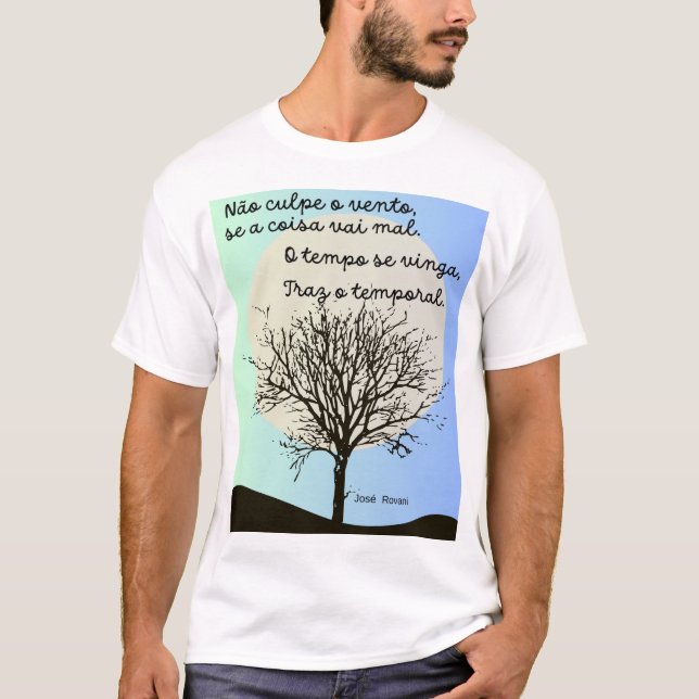 Camisa masculina básica (Anverso)