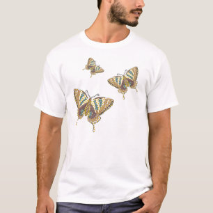 Camisa masculina de cola de golondrina azteca