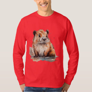 Camisa masculina del castor