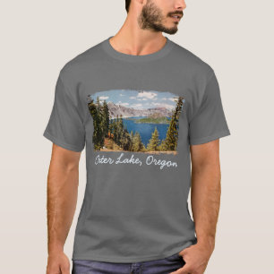 Camisa masculina del Crater Lake Oregon