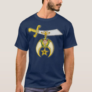 Camisa masónica Shriners símbolo noble Prince Hall