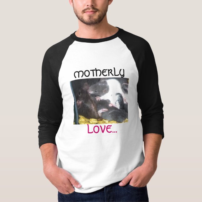 CAMISA MATERNAL DE LA RATA DEL AMOR… (Anverso)