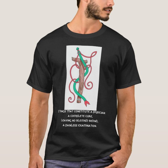 Camisa médica de la tríada (oscura) (Anverso)