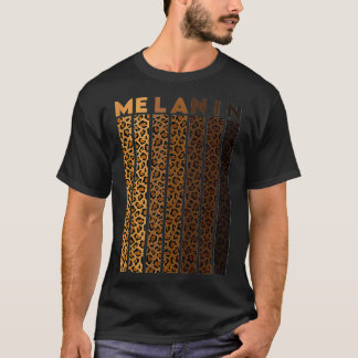 Camisa Melanin de leopardo para las mujeres Orgull