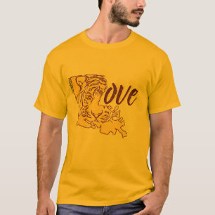 Camisa meridional de Slidell Luisiana del amor del