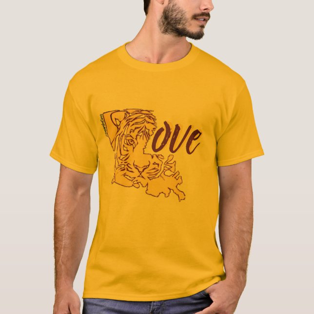 Camisa meridional de Slidell Luisiana del amor del (Anverso)