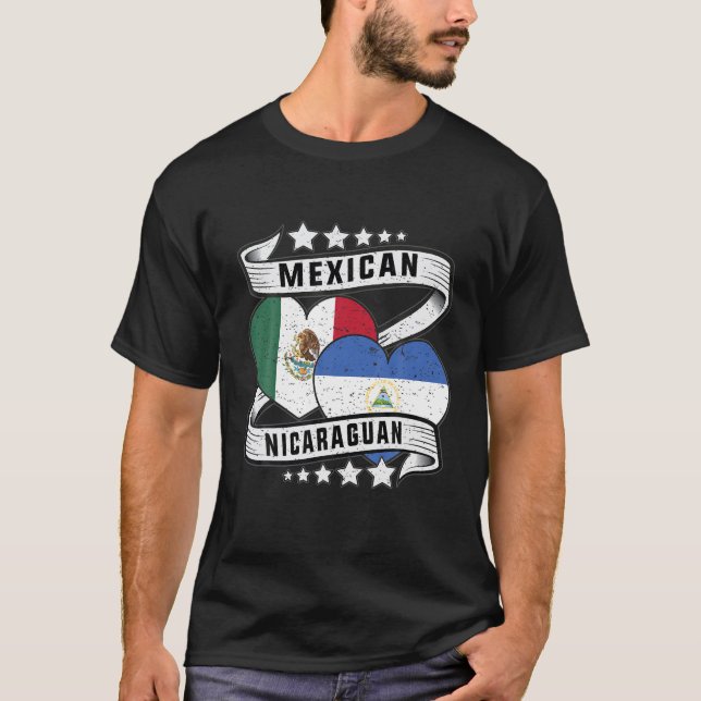 Camisa mexicana y nicaragüense México y Nicaragua (Anverso)