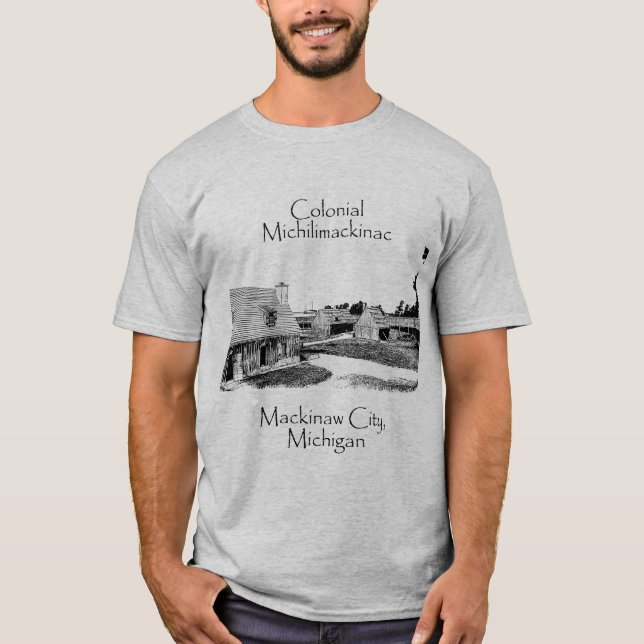 Camisa Michilimackinac colonial (Anverso)