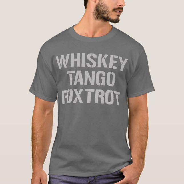 Camisa militar del indicativo WTF (Anverso)