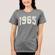 Camisa minimalista de Tee 1965 | 60.º regalo de cu