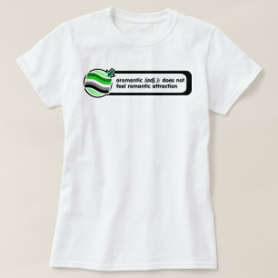 Camisa móvil de la definición de Aromantic