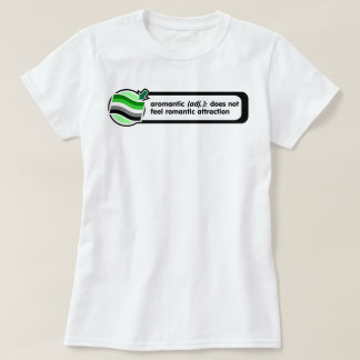 Camisa móvil de la definición de Aromantic