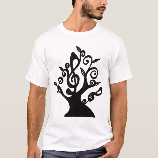 Camisa musical del árbol (Anverso)
