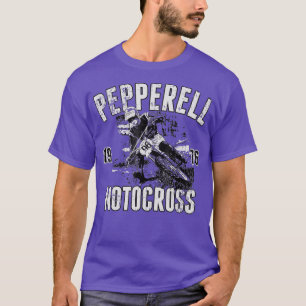Camisa MX Pepperell Motocross carrera retro 1976