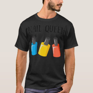 Camisa Nail Tech para mujeres - Botellas Nail Quee