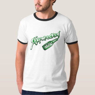 camisa naufragada fuera trasera