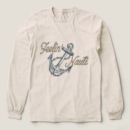 Camisa náutica de manga larga para mujer Feelin' N
