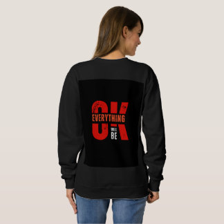 Camisa negra de manga larga con diseño increíble
