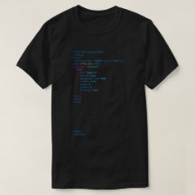 Camisa negra del HTML
