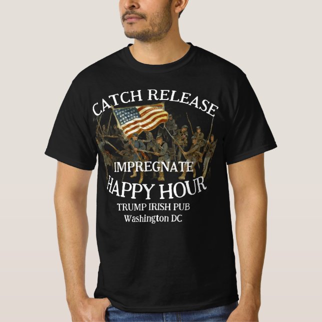 Camisa negra Trump Marrón Mussolini Gestapo ICE CB (Anverso)