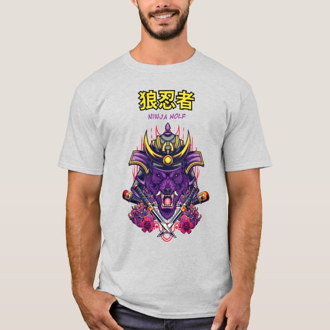 Camisa Ninja Wolf (Anverso)