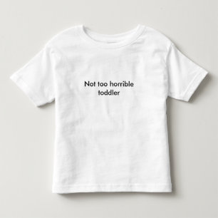 Camisa no demasiado horrible del niño - escoja su
