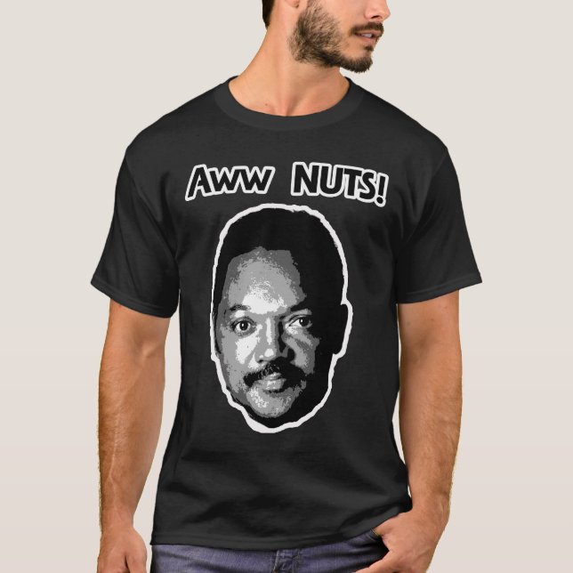 Camisa NUTS de Jesse Jackson Aww - oscuridad (Anverso)
