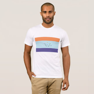 Camisa oficial de la bandera de Pantasian con lema