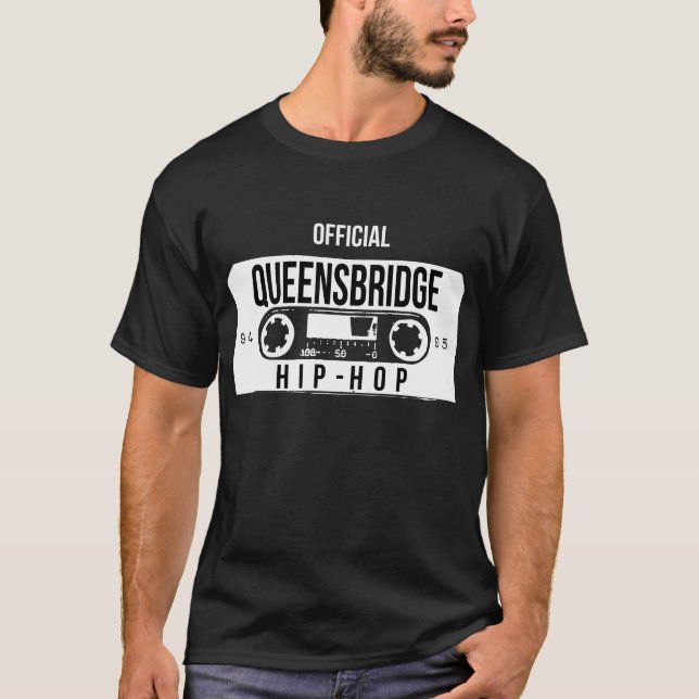 Camisa oficial del rap del hip-hop de Queensbridge (Anverso)