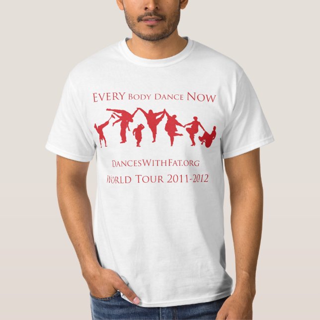 Camisa oficial del viaje del mundo - oscuridad (Anverso)