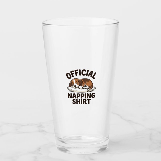 Camisa Oficial para Dormir Perro Dormilón Diseño V (Anverso)