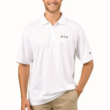 Camisa Omega Lambda Delta Polo Larga para hombres