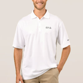 Camisa Omega Lambda Delta Polo Larga para hombres