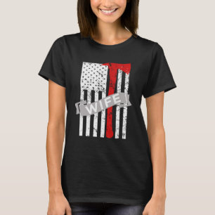 Camisa orgullosa de la esposa del bombero -