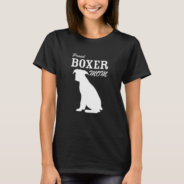 Camisa orgullosa de la mamá del boxeador (Anverso)