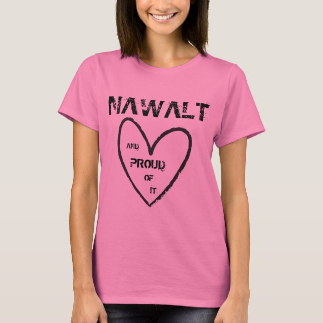 Camisa orgullosa de la mujer de NAWALT (Anverso)