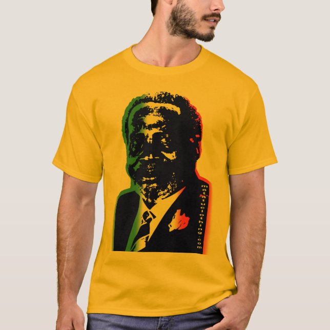 camisa original del rasta del kenyatta del jomo (Anverso)