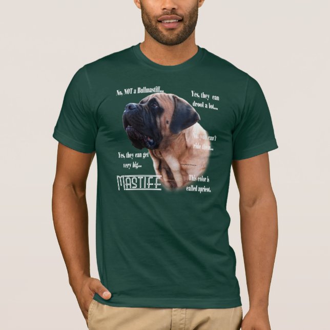 Camisa oscura Apricot Mastiff FAQ (Anverso)