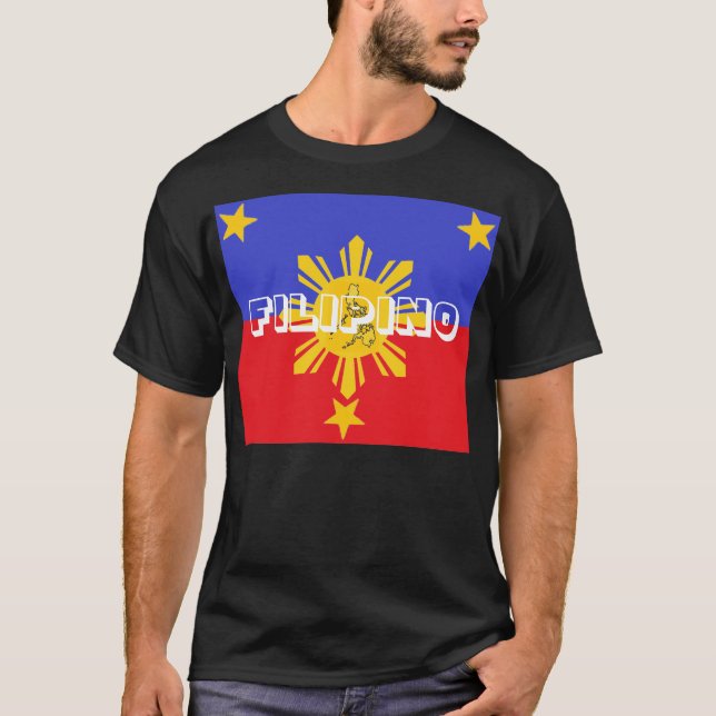 Camisa oscura básica filipina (Anverso)
