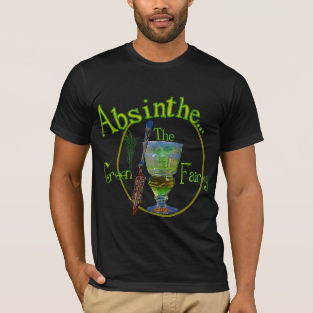 Camisa oscura de la hada del verde del ajenjo (Anverso)