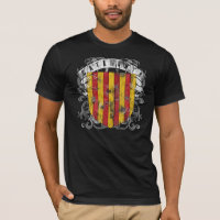 Camisa oscura de los hombres de Cataluña