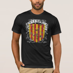 Camisa oscura de los hombres de Cataluña